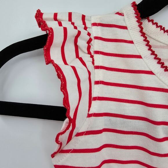 Nannette And Cat & Jack Girls Striped Sleeveless Tank Top Red White Blue Size‎ S - Picture 5 of 8